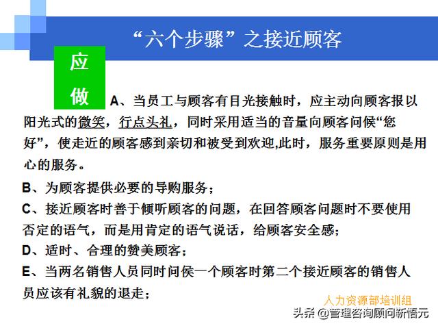 門店員工銷售服務(wù)流程規(guī)范，三個統(tǒng)一、六個步驟（門店服務(wù)的六個要步驟）