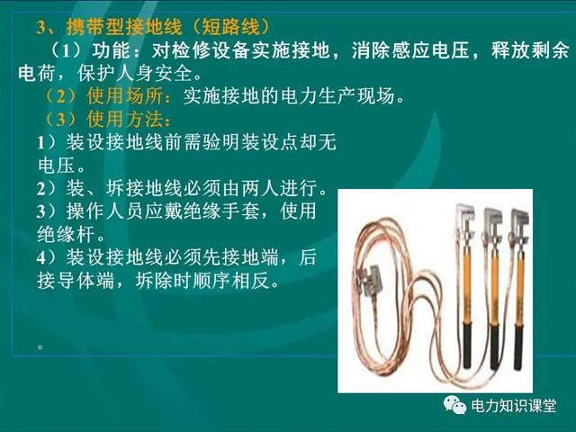 安全工器具使用（安全工器具使用前,應檢查確認絕緣部分）