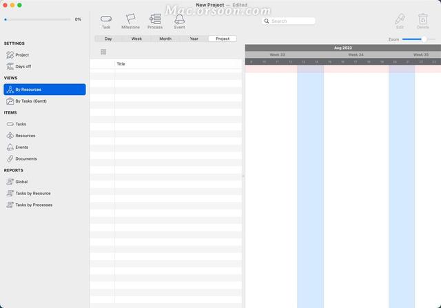 甘特圖管理項(xiàng)目工具：mcPlanner for Mac（甘特圖項(xiàng)目管理軟件）