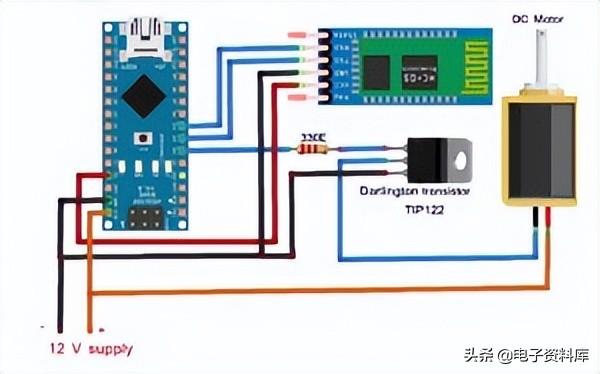 使用基于藍牙的 Android 應用程序控制直流電機速度（android藍牙編程）